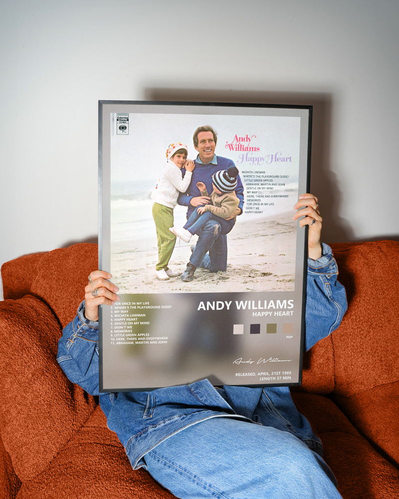 Music poster: Andy Williams - Happy Heart