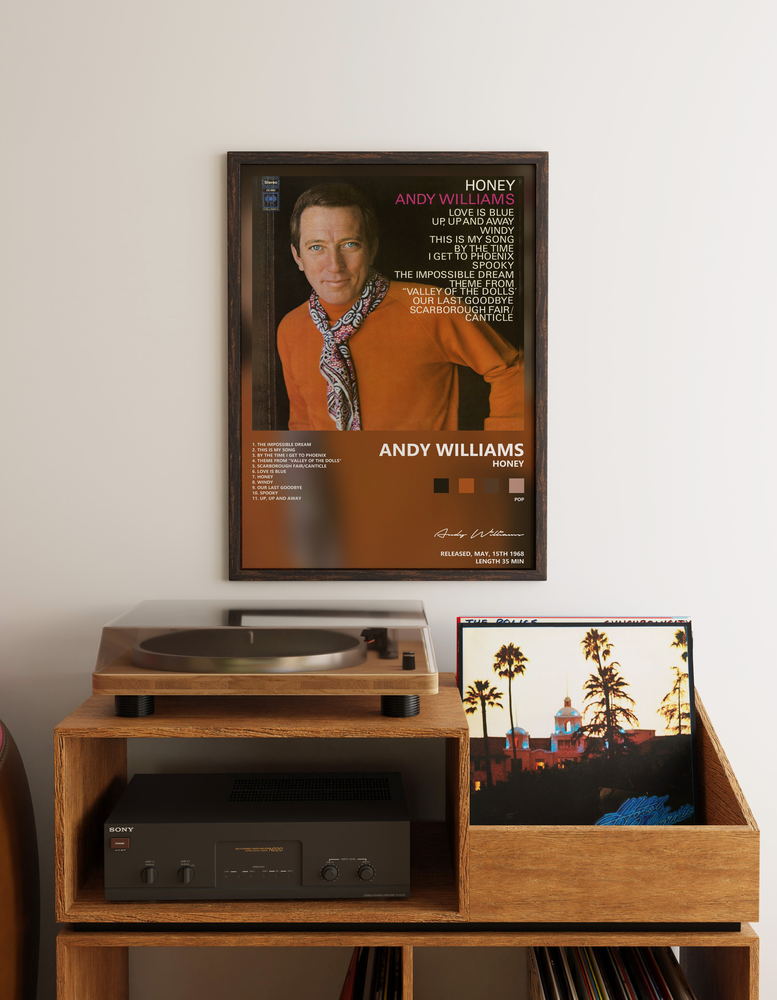 Music poster: Andy Williams - Honey