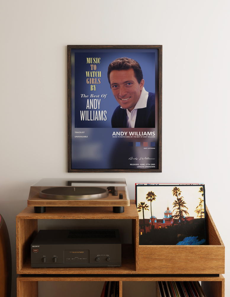 Music poster: Andy Williams - Music to Watch Girls By The Best of Andy Williams