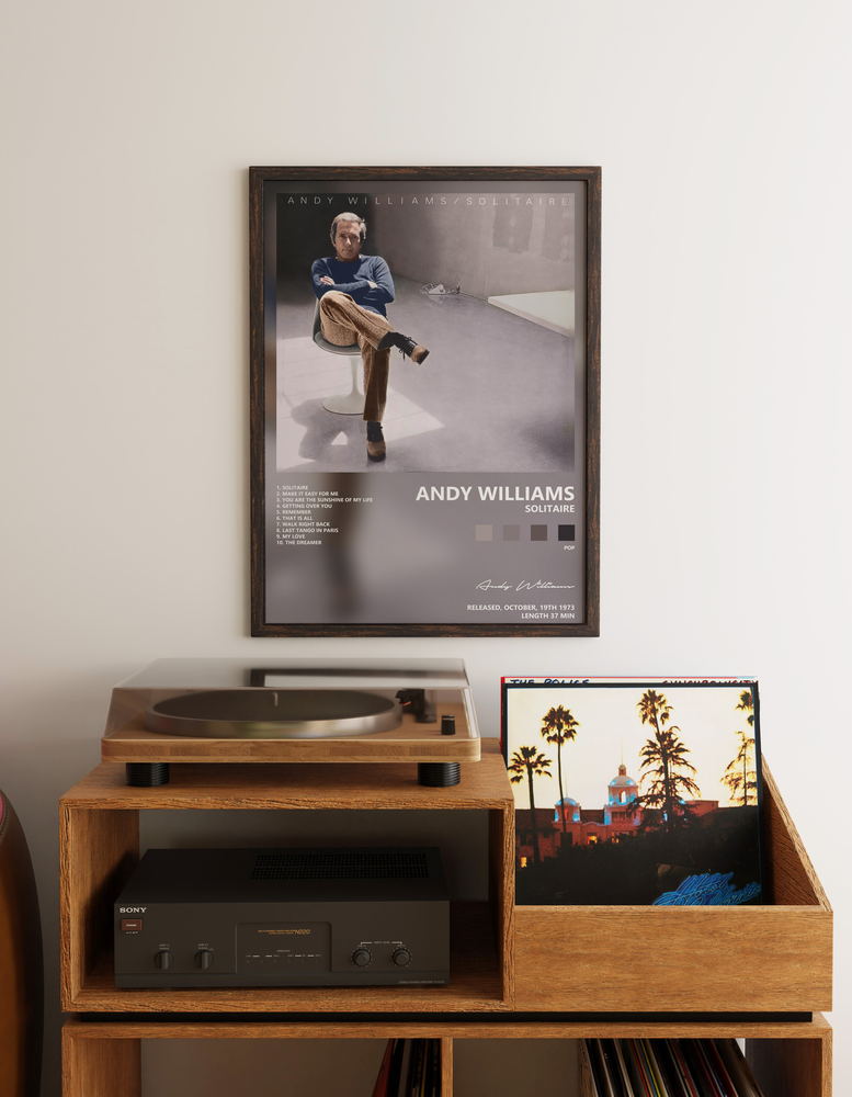 Music poster: Andy Williams - Solitaire