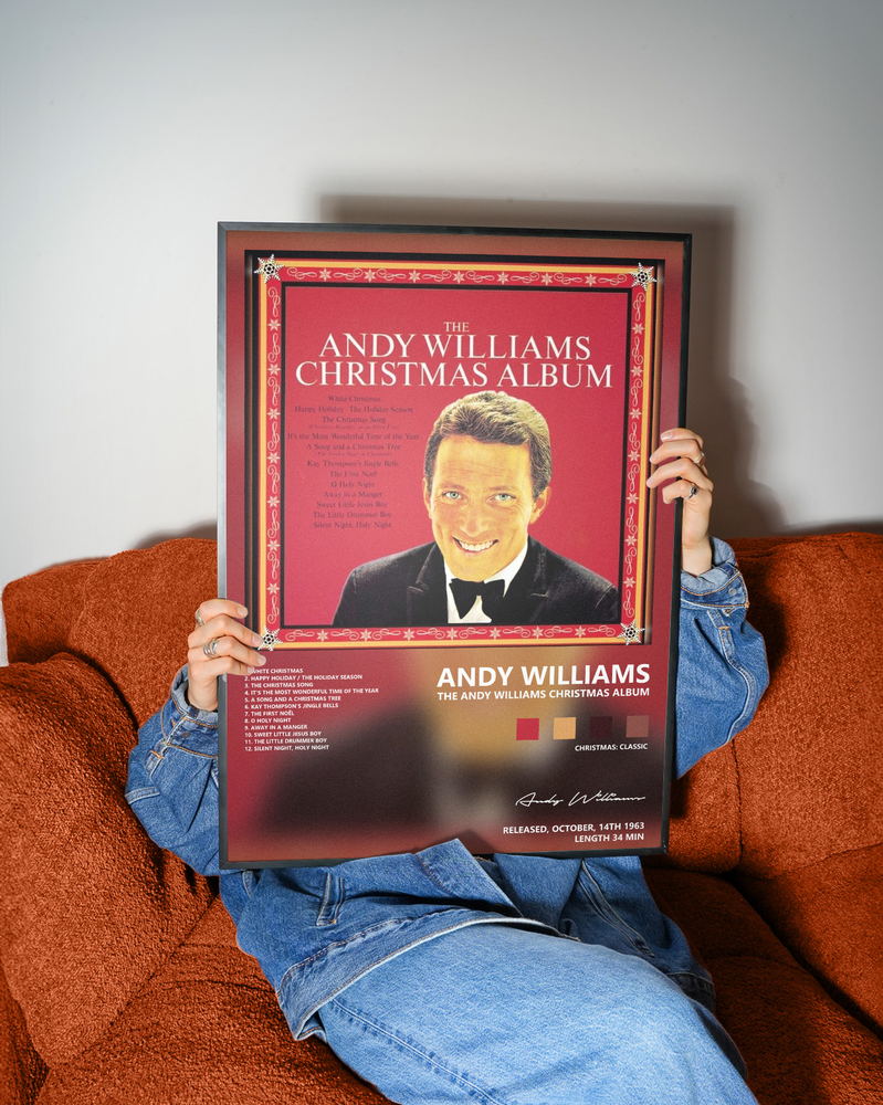 Music poster: Andy Williams - The Andy Williams Christmas Album