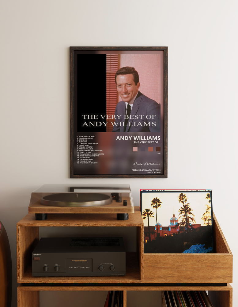 Music poster: Andy Williams - The Very Best Of