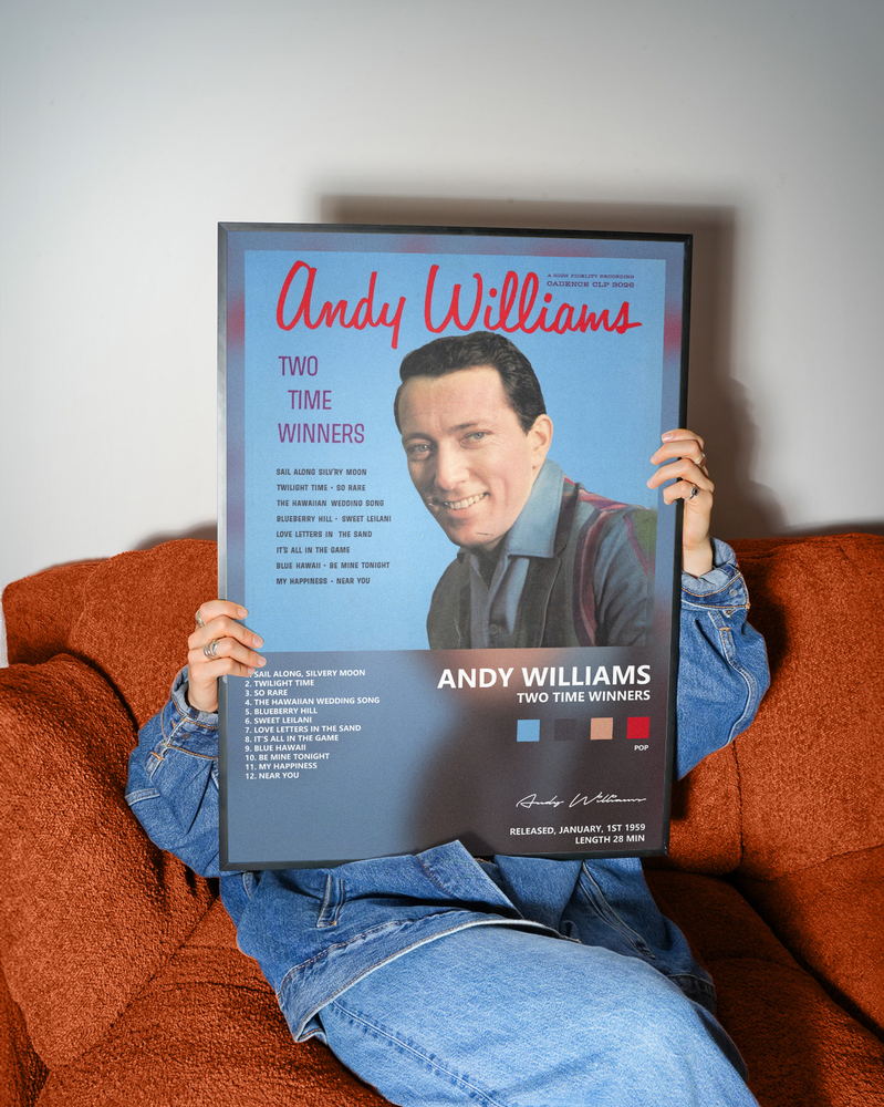 Music poster: Andy Williams - Two Time Winners
