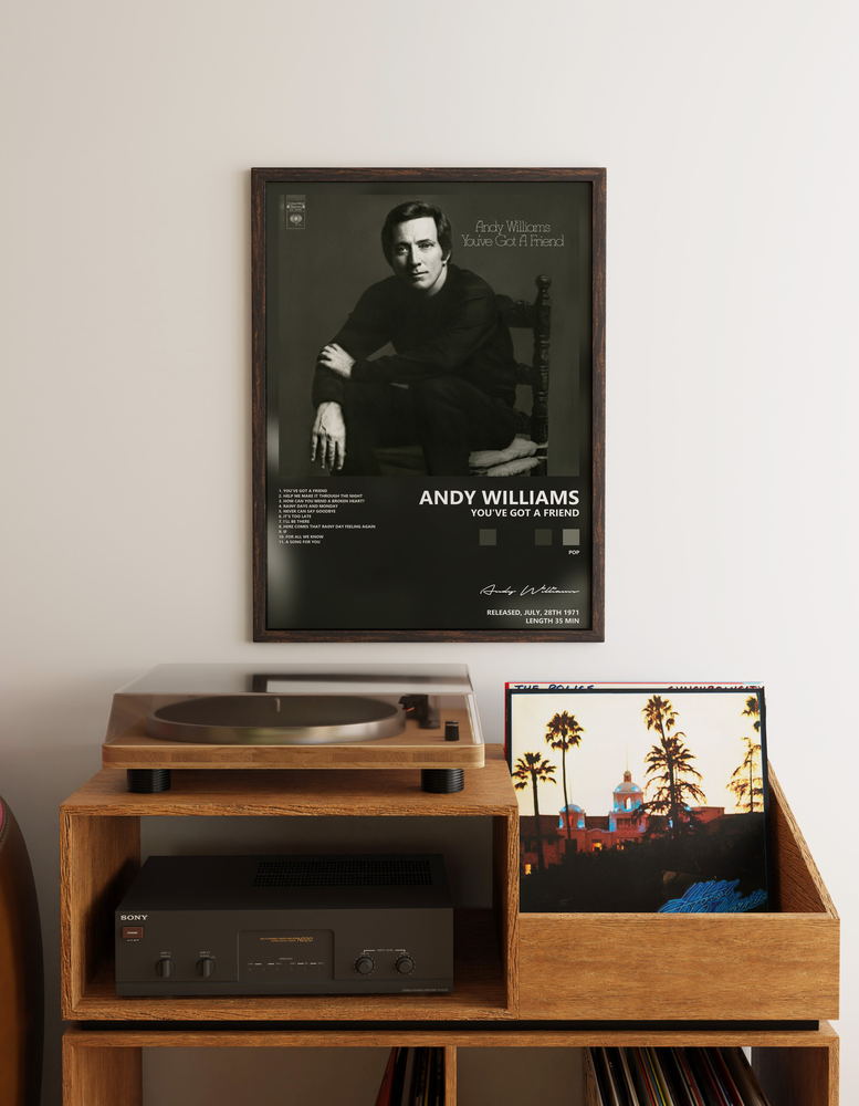 Music poster: Andy Williams - Youve Got a Friend