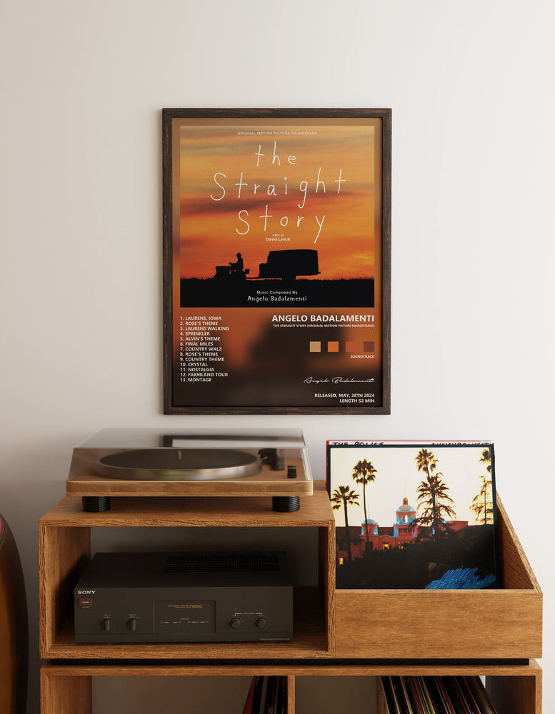 Music poster: Angelo Badalamenti - The Straight Story Original Motion Picture Soundtrack