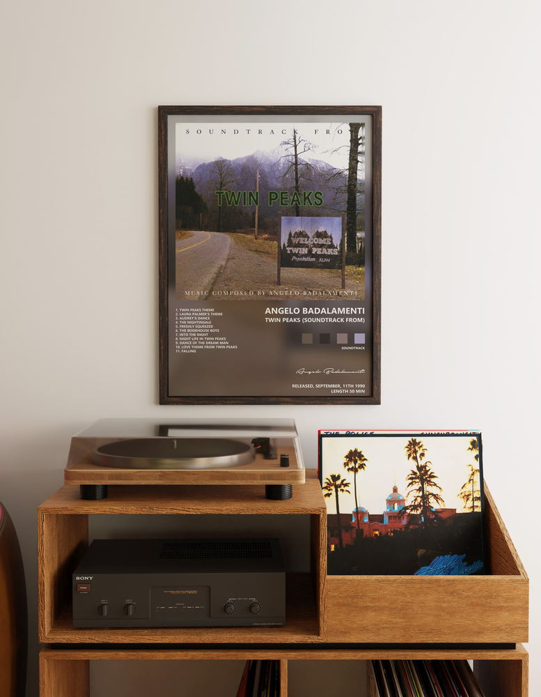 Music poster: Angelo Badalamenti - Twin Peaks Soundtrack From
