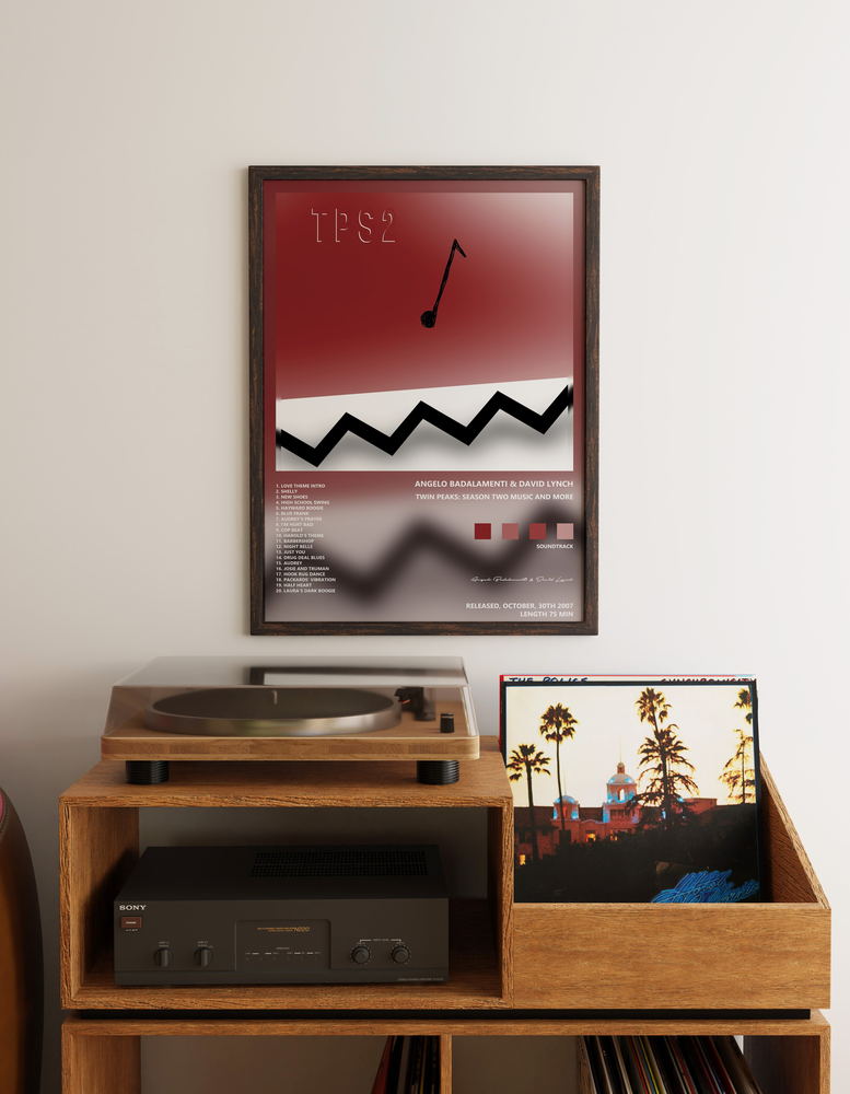 Music poster: Angelo Badalamenti David Lynch - Twin Peaks Season Two Music and More