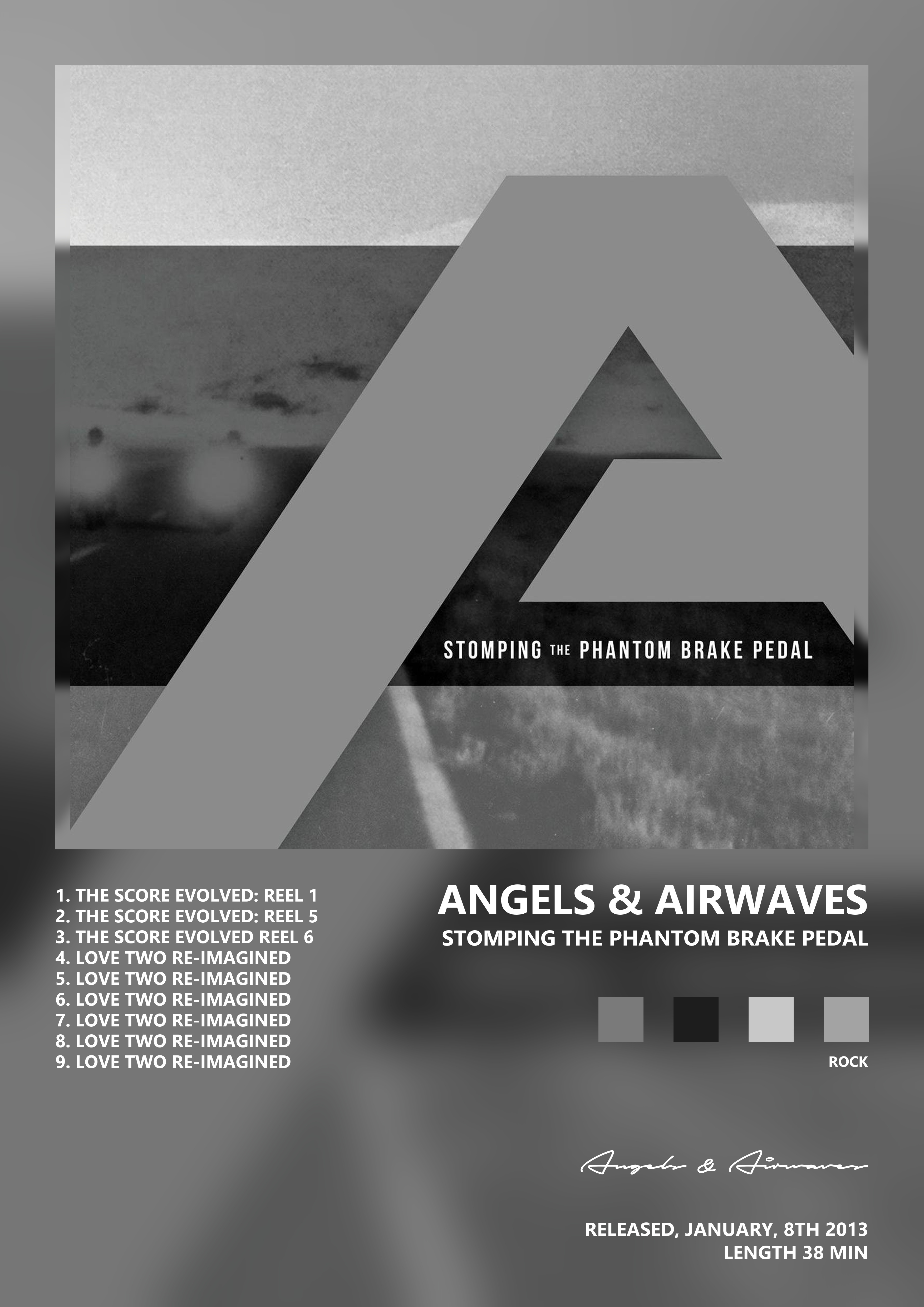 Music poster: Angels Airwaves - Stomping the Phantom Brake Pedal