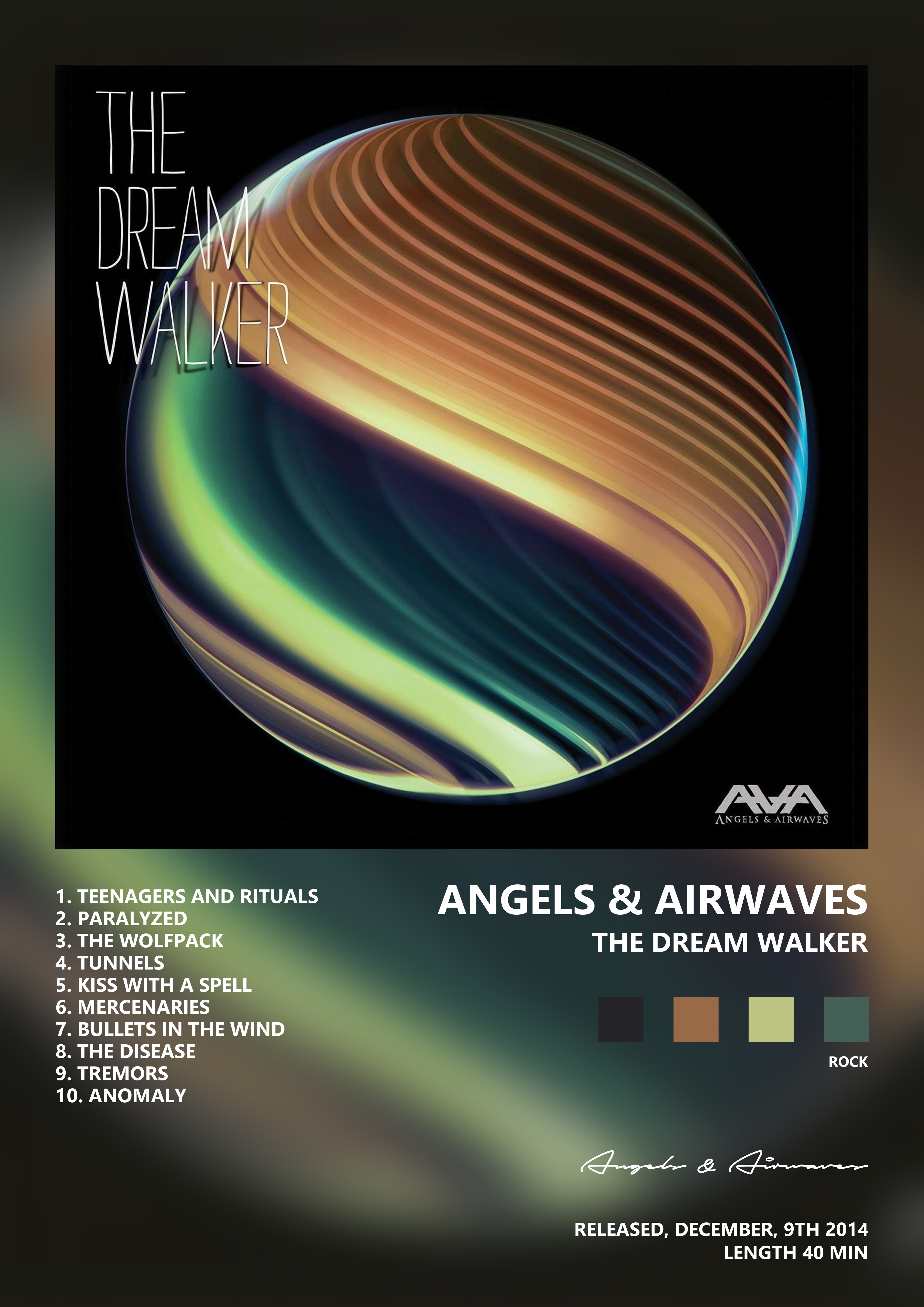 Music poster: Angels Airwaves - The Dream Walker