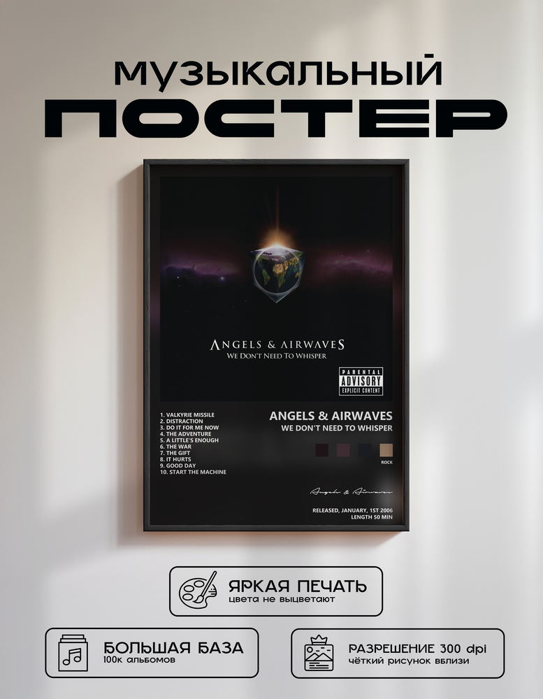 Music poster: Angels Airwaves - We Dont Need To Whisper