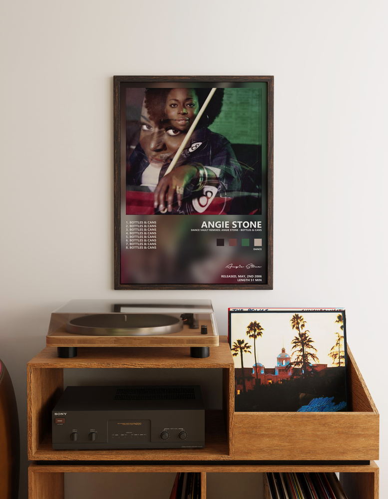 Music poster: Angie Stone - Dance Vault Remixes Angie Stone - Bottles Cans