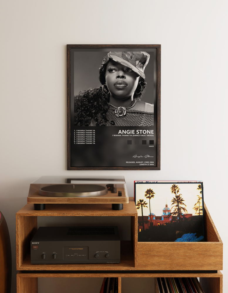 Music poster: Angie Stone - I Wanna Thank Ya Dance Vault Mixes