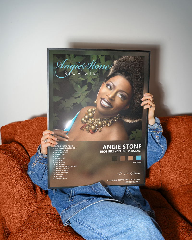Music poster: Angie Stone - Rich Girl Deluxe Version