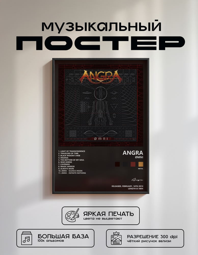 Music poster: Angra - ØMNI
