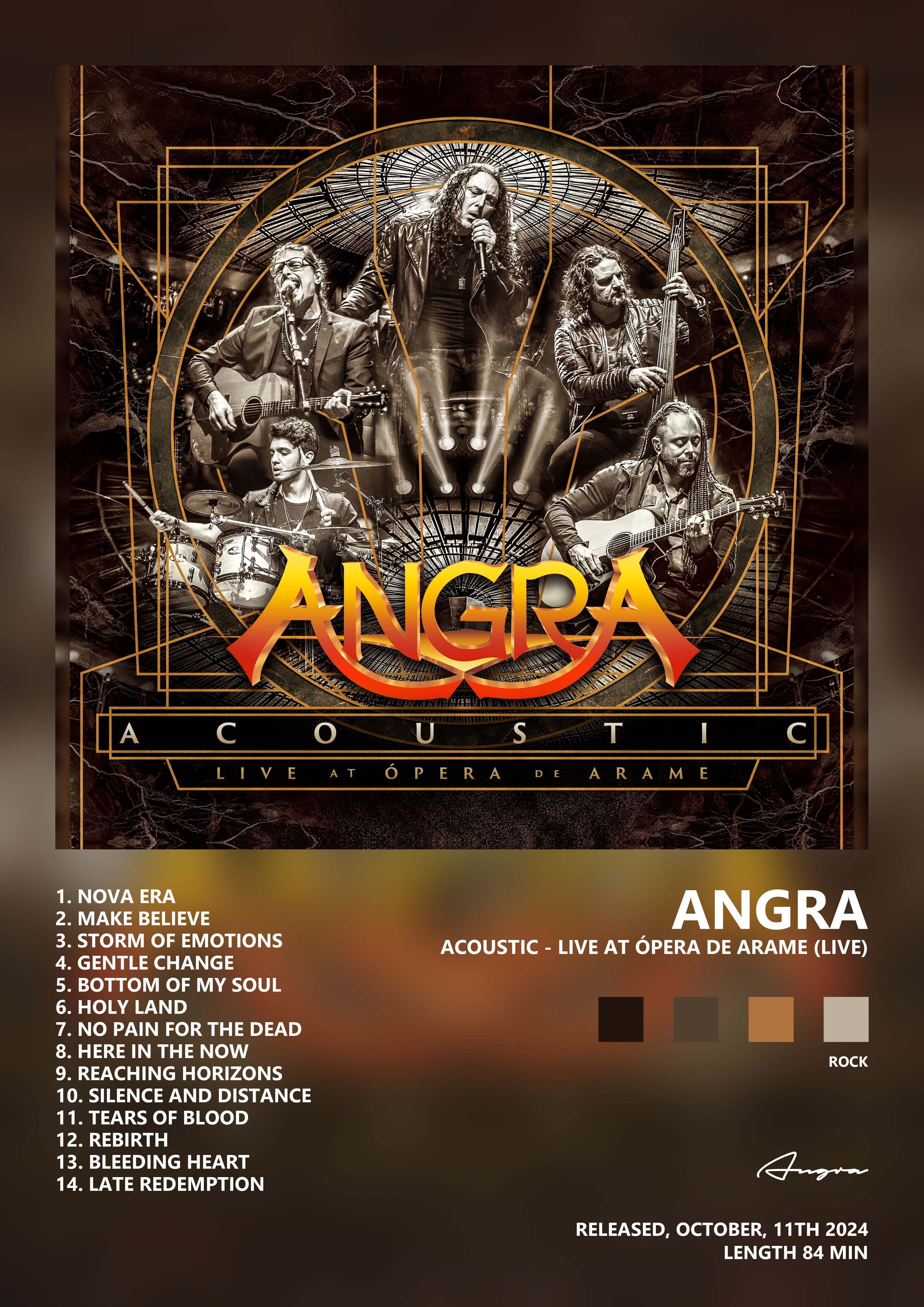 Music poster: Angra - Acoustic - Live At Ópera De Arame Live