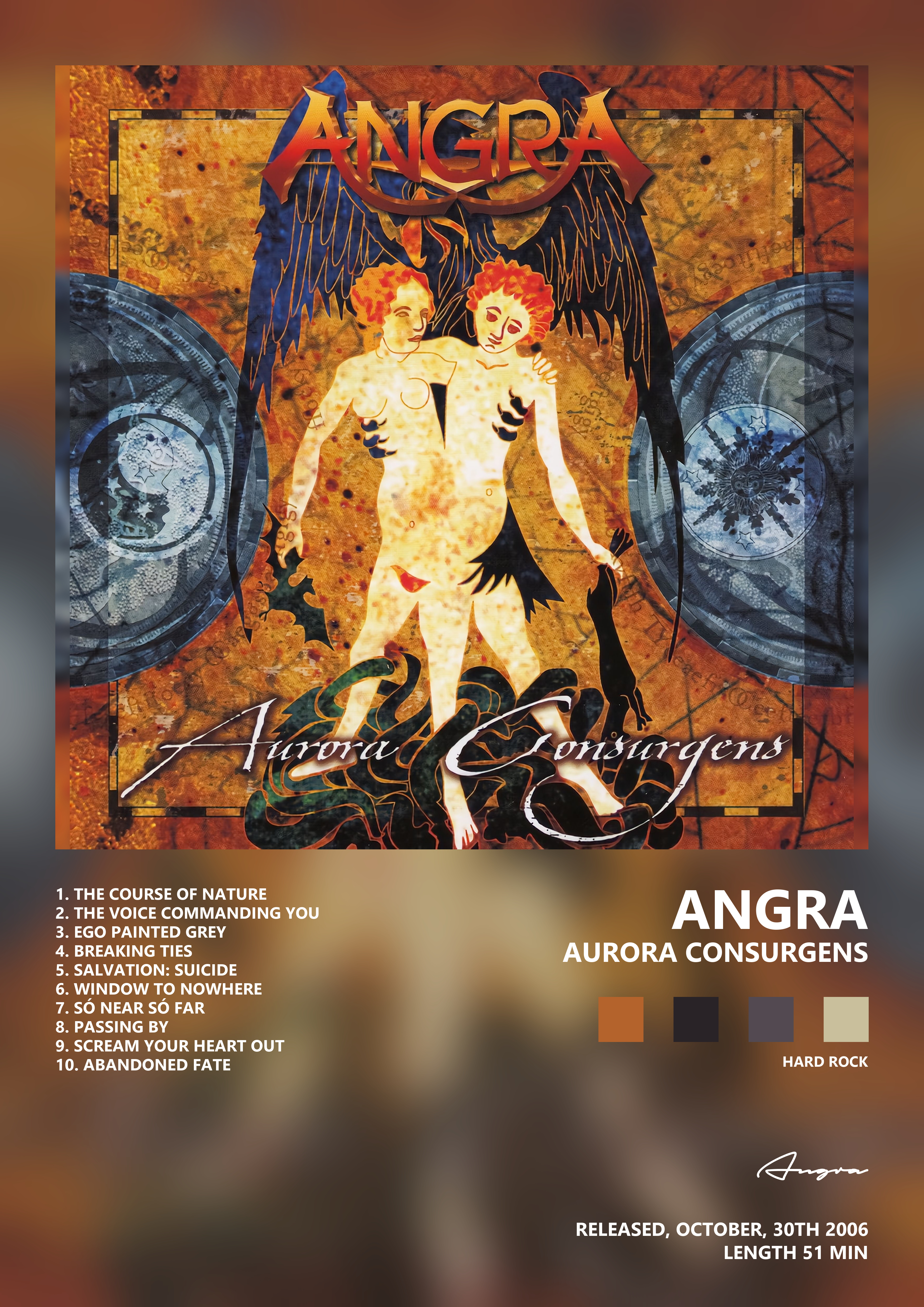 Music poster: Angra - Aurora Consurgens