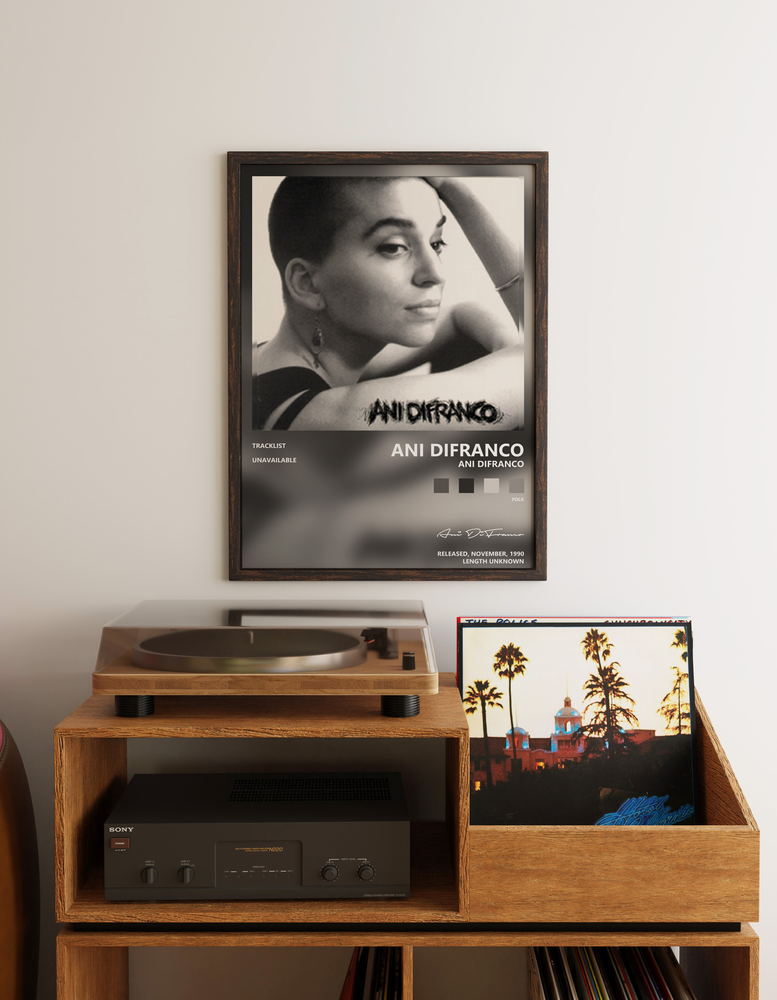 Music poster: Ani DiFranco - Ani DiFranco