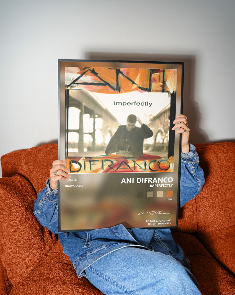 Music poster: Ani DiFranco - Imperfectly