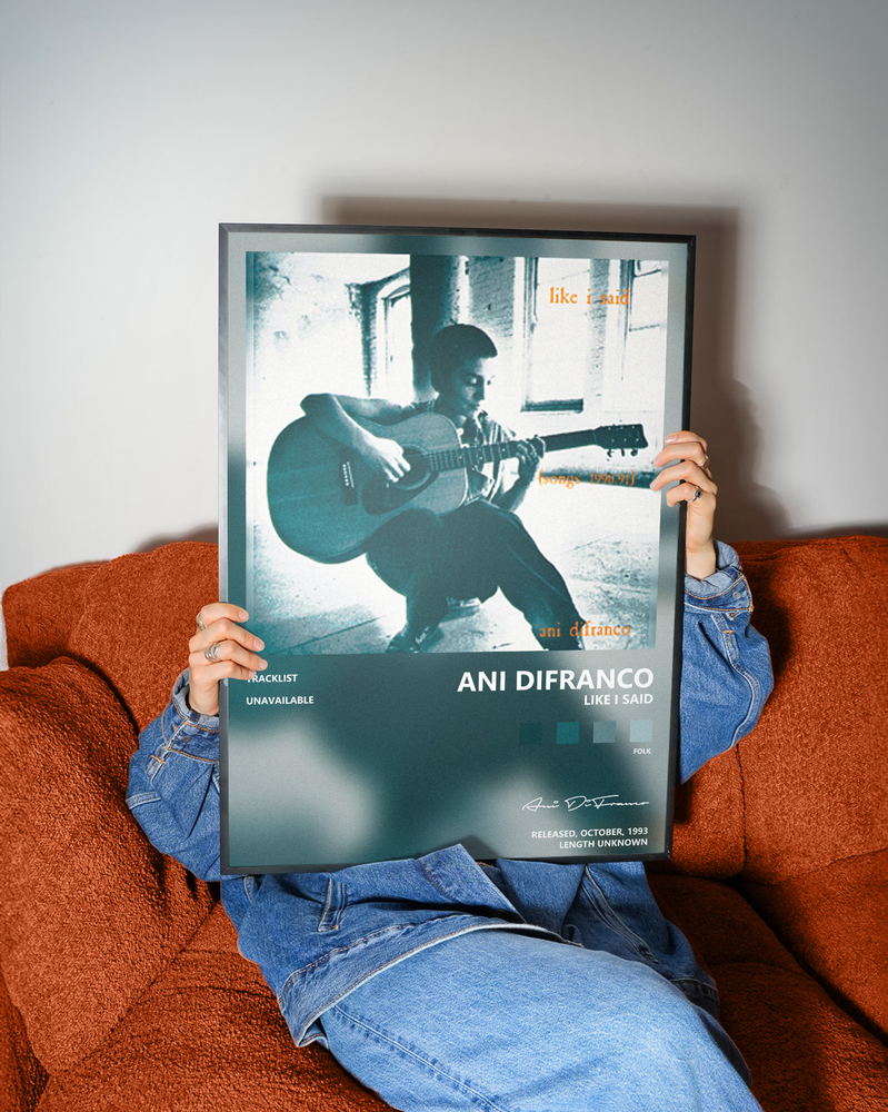 Music poster: Ani DiFranco - Like I Said