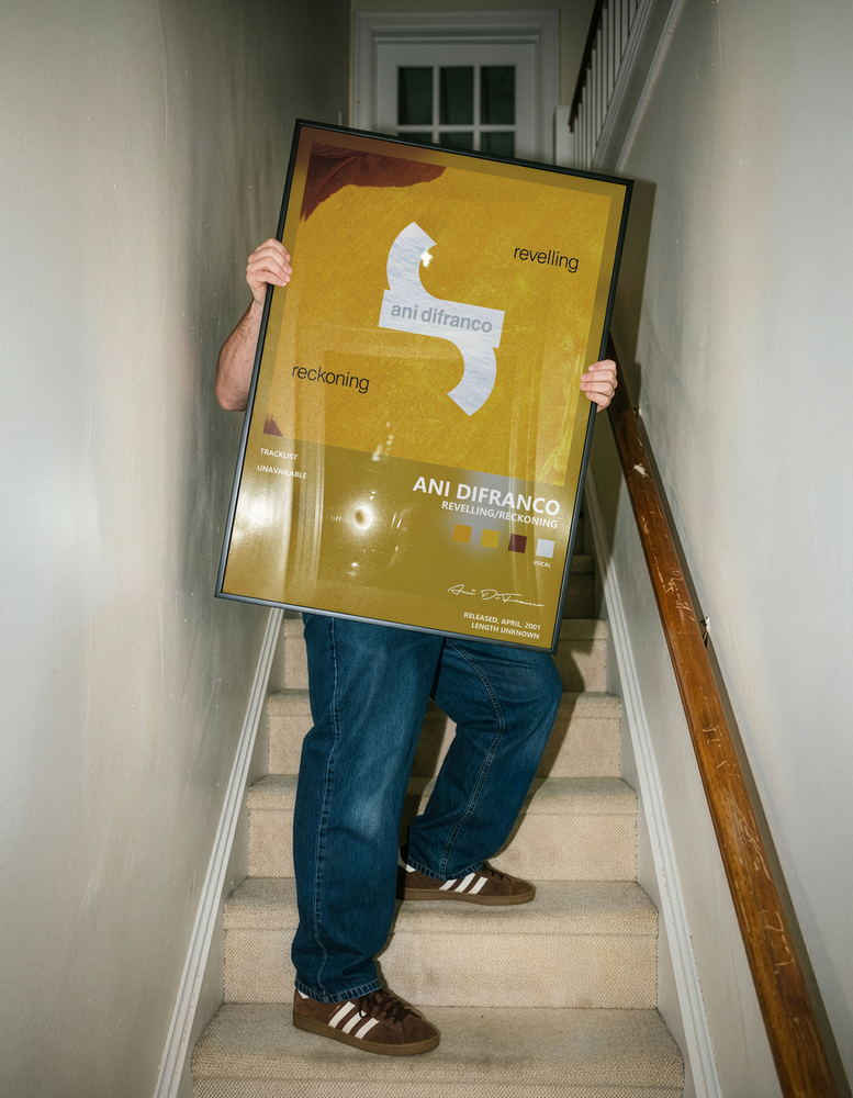 Music poster: Ani DiFranco - RevellingReckoning