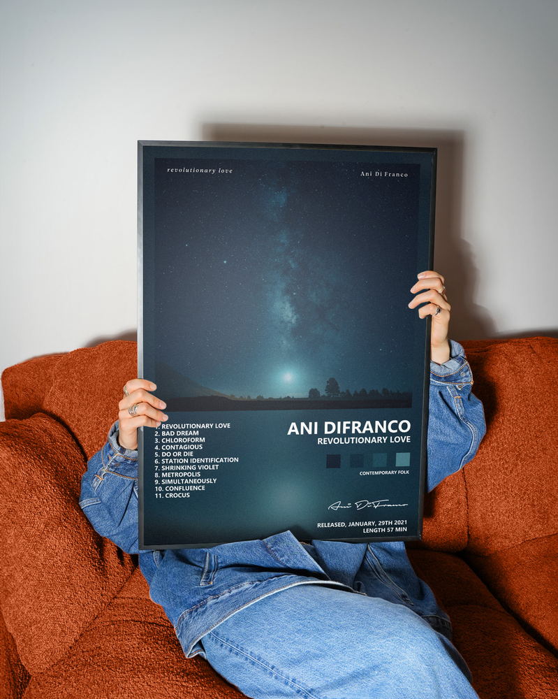 Music poster: Ani DiFranco - Revolutionary Love