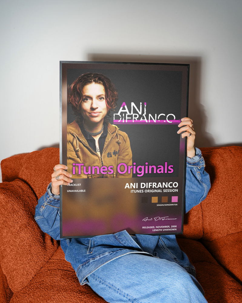 Music poster: Ani DiFranco - iTunes Original Session
