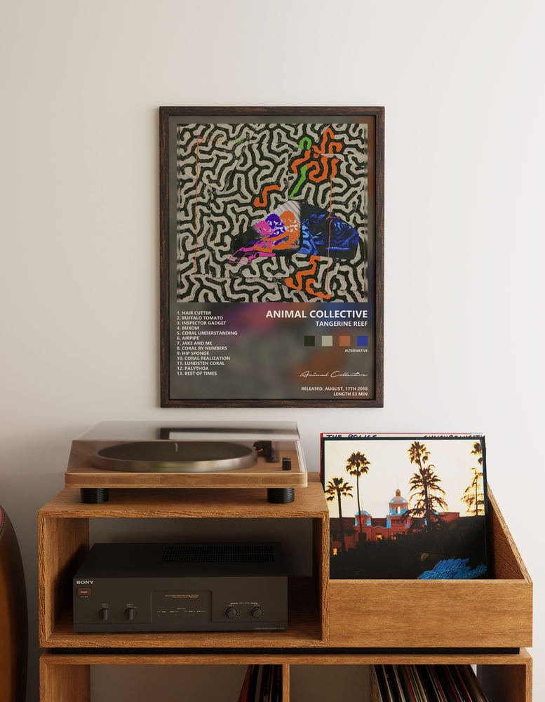 Music poster: Animal Collective - Tangerine Reef