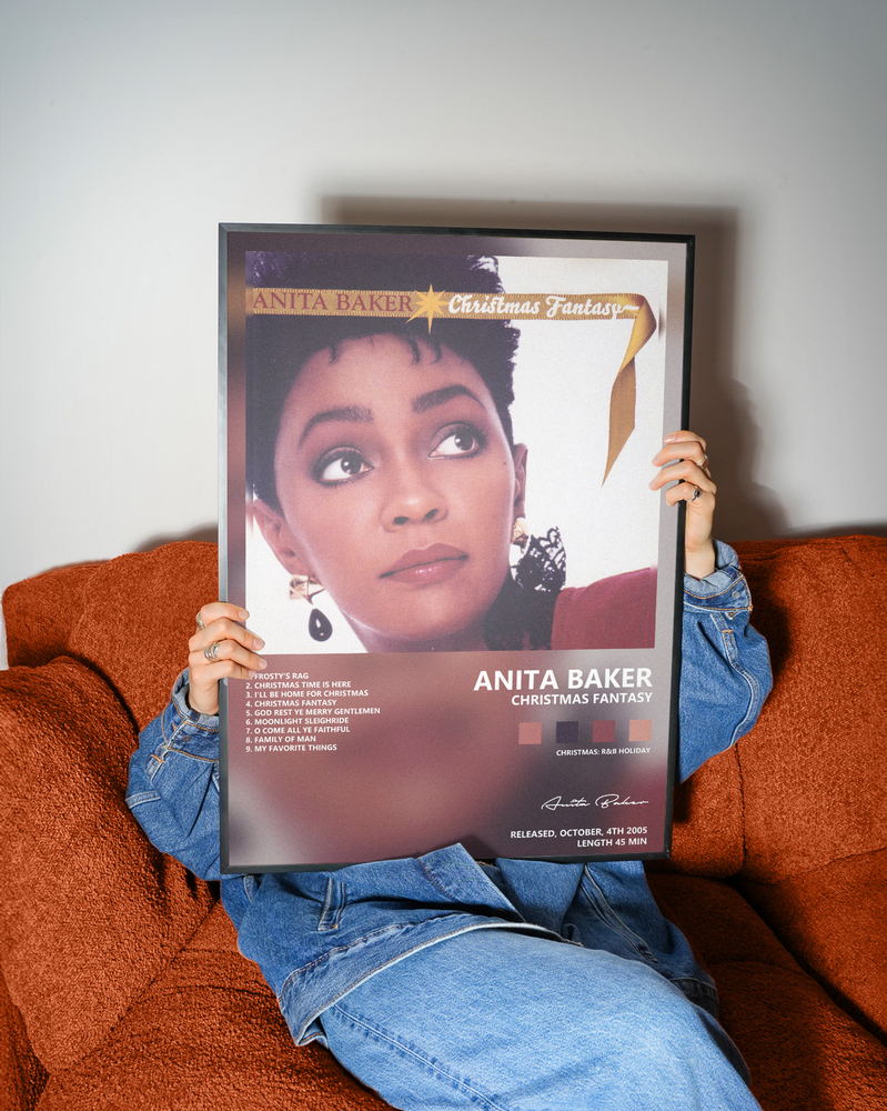 Music poster: Anita Baker - Christmas Fantasy