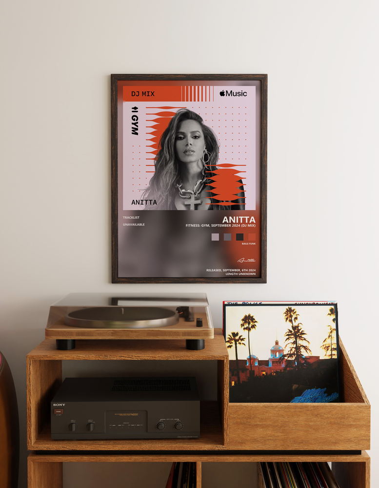 Music poster: Anitta - Fitness Gym September 2024 DJ Mix