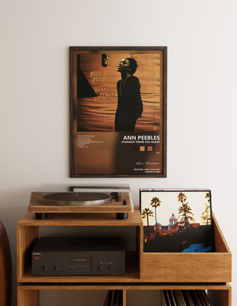 Music poster: Ann Peebles - Straight from the Heart