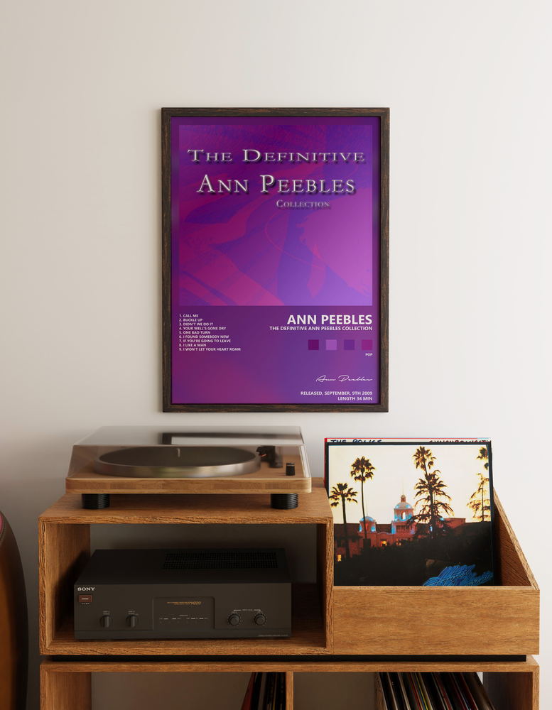 Music poster: Ann Peebles - The Definitive Ann Peebles Collection