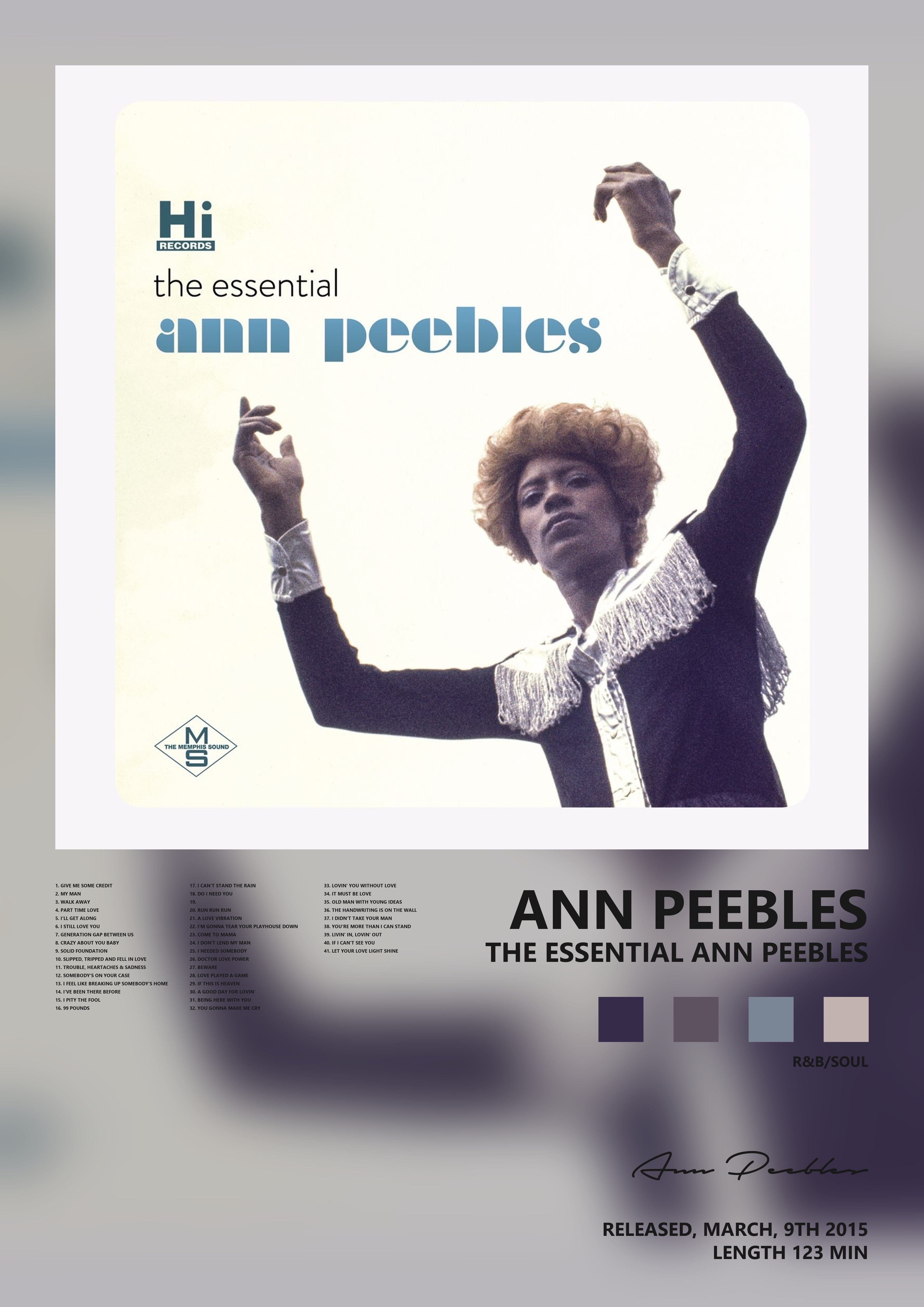Music poster: Ann Peebles - The Essential Ann Peebles