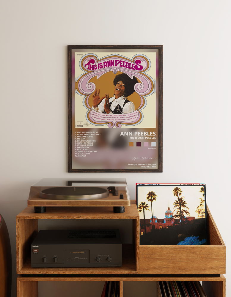 Music poster: Ann Peebles - This is Ann Peebles