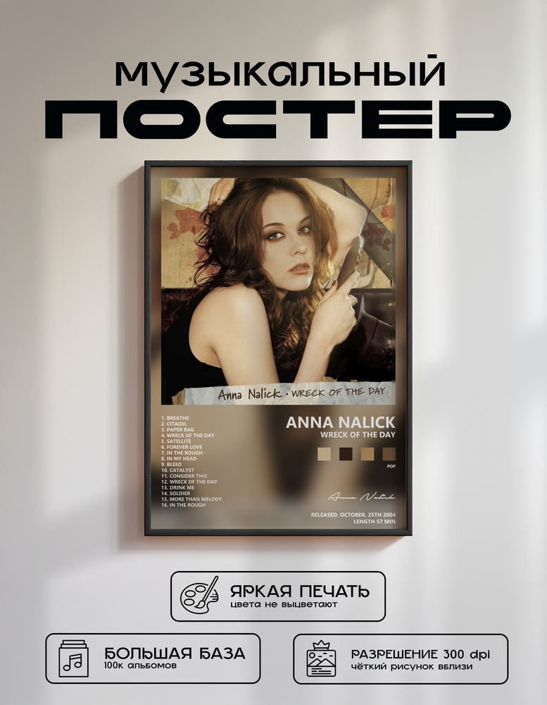 Music poster: Anna Nalick - Wreck of the Day