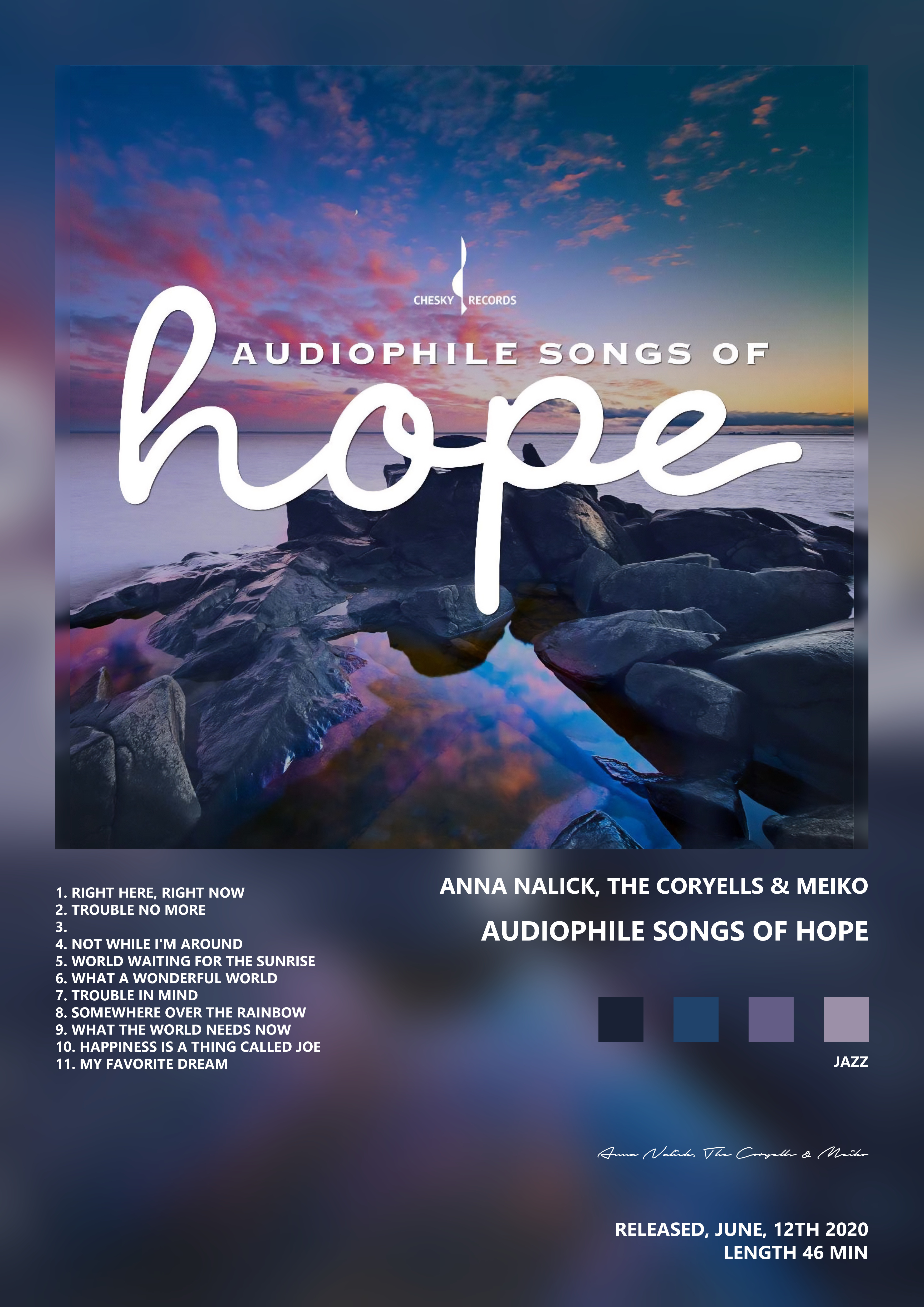Music poster: Anna Nalick The Coryells Meiko - Audiophile Songs of Hope
