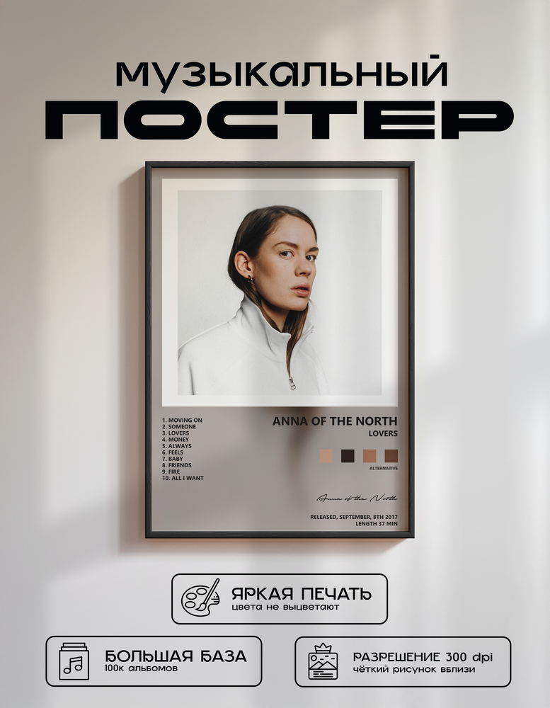 Music poster: Anna of the North - Lovers
