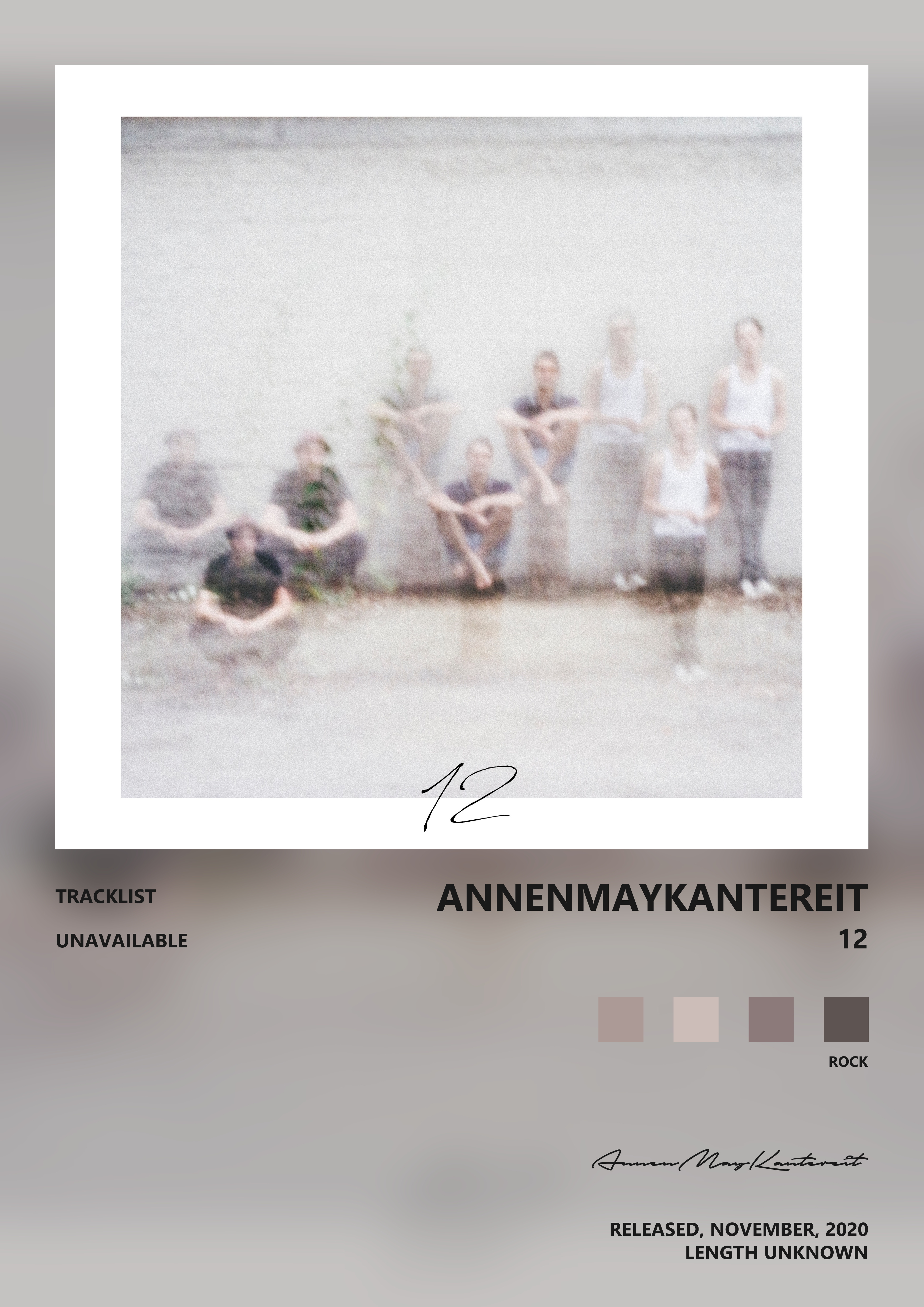 Music poster: AnnenMayKantereit - 12