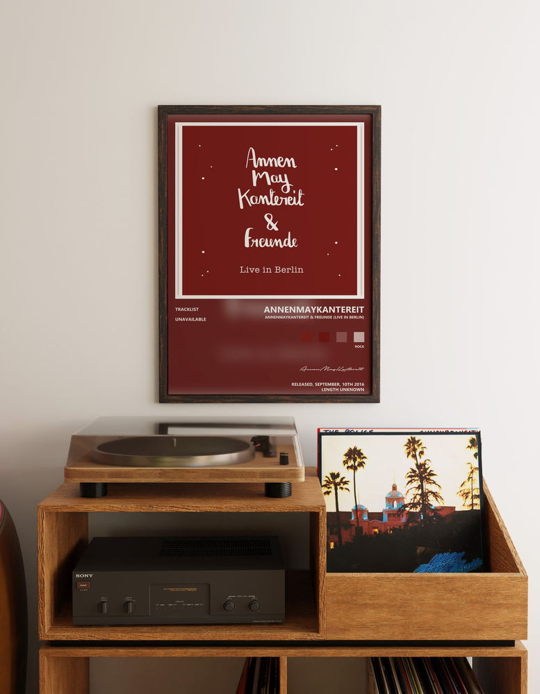 Music poster: AnnenMayKantereit - AnnenMayKantereit Freunde Live In Berlin