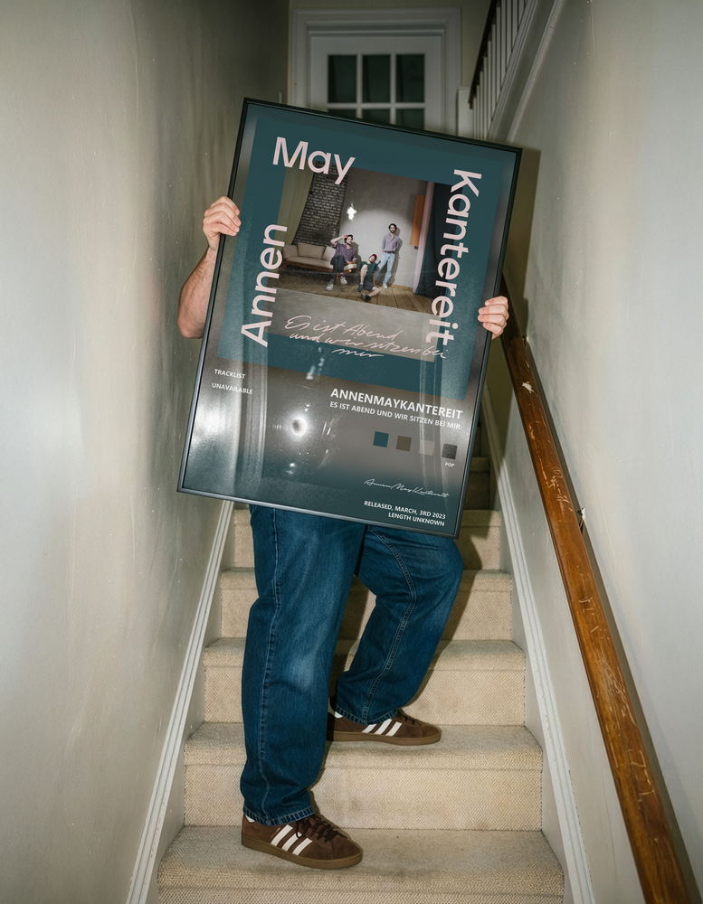 Music poster: AnnenMayKantereit - Es ist Abend und wir sitzen bei mir