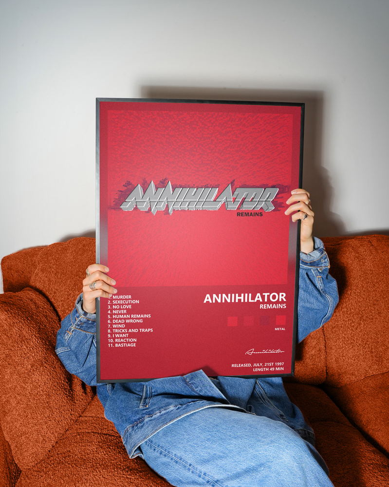 Music poster: Annihilator - Remains