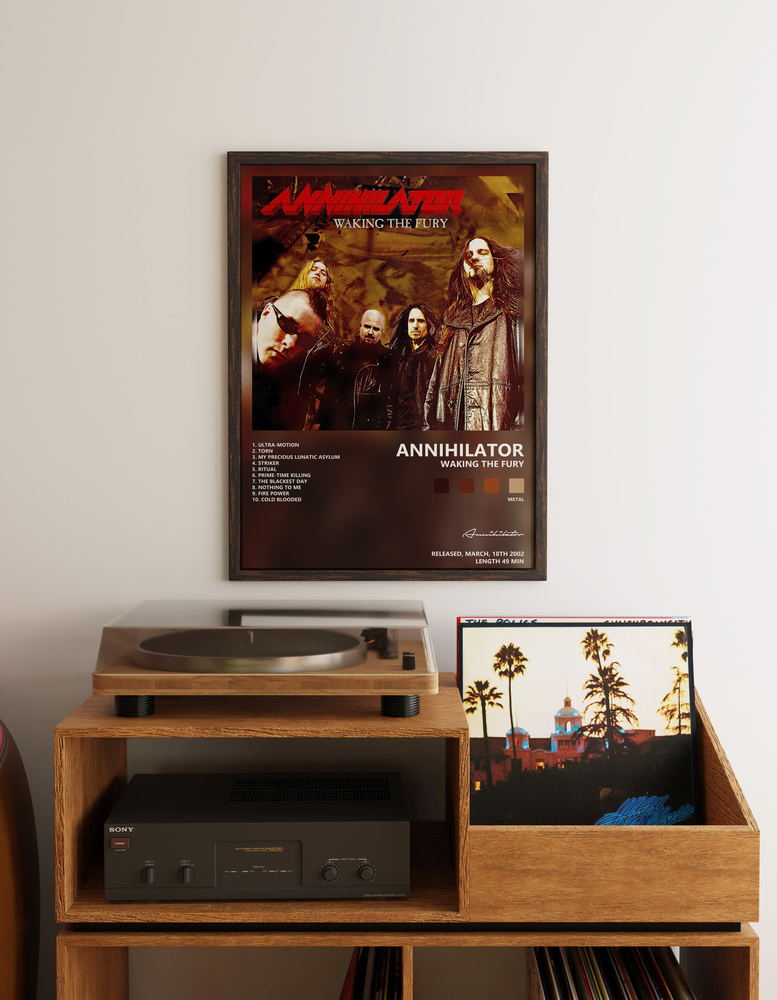 Music poster: Annihilator - Waking the Fury