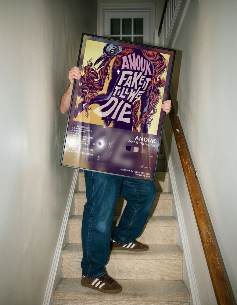 Music poster: Anouk - Fake It Till We Die