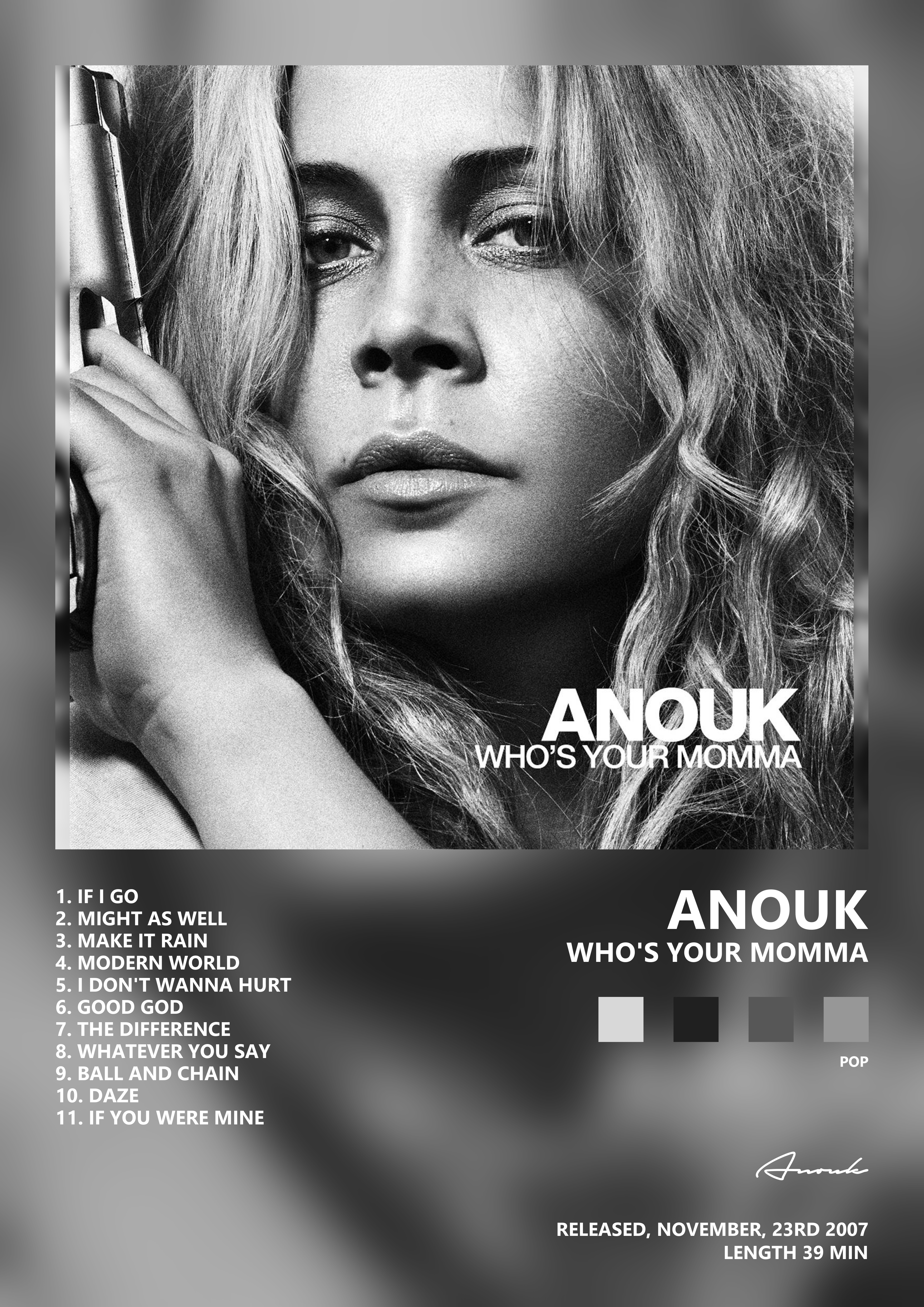 Music poster: Anouk - Whos Your Momma