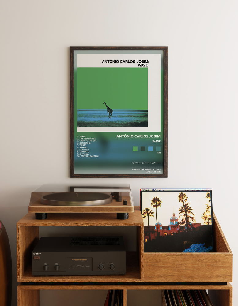 Music poster: Antônio Carlos Jobim - Wave