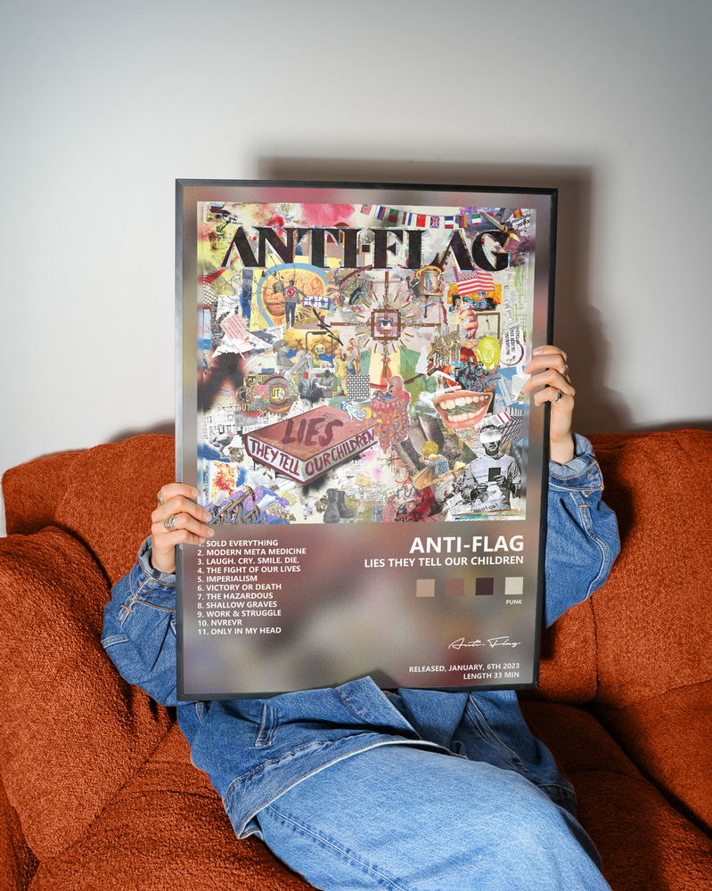 Music poster: Anti-Flag - Lies They Tell Our Children