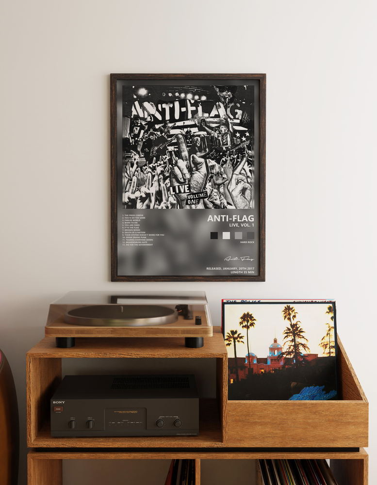 Music poster: Anti-Flag - Live Vol 1