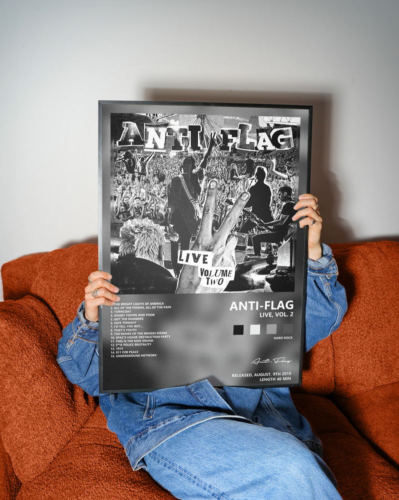 Music poster: Anti-Flag - Live Vol 2