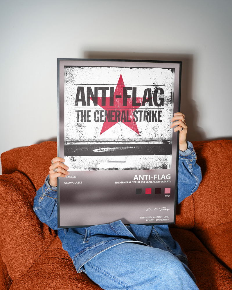 Music poster: Anti-Flag - The General Strike 10 Year Anniversary