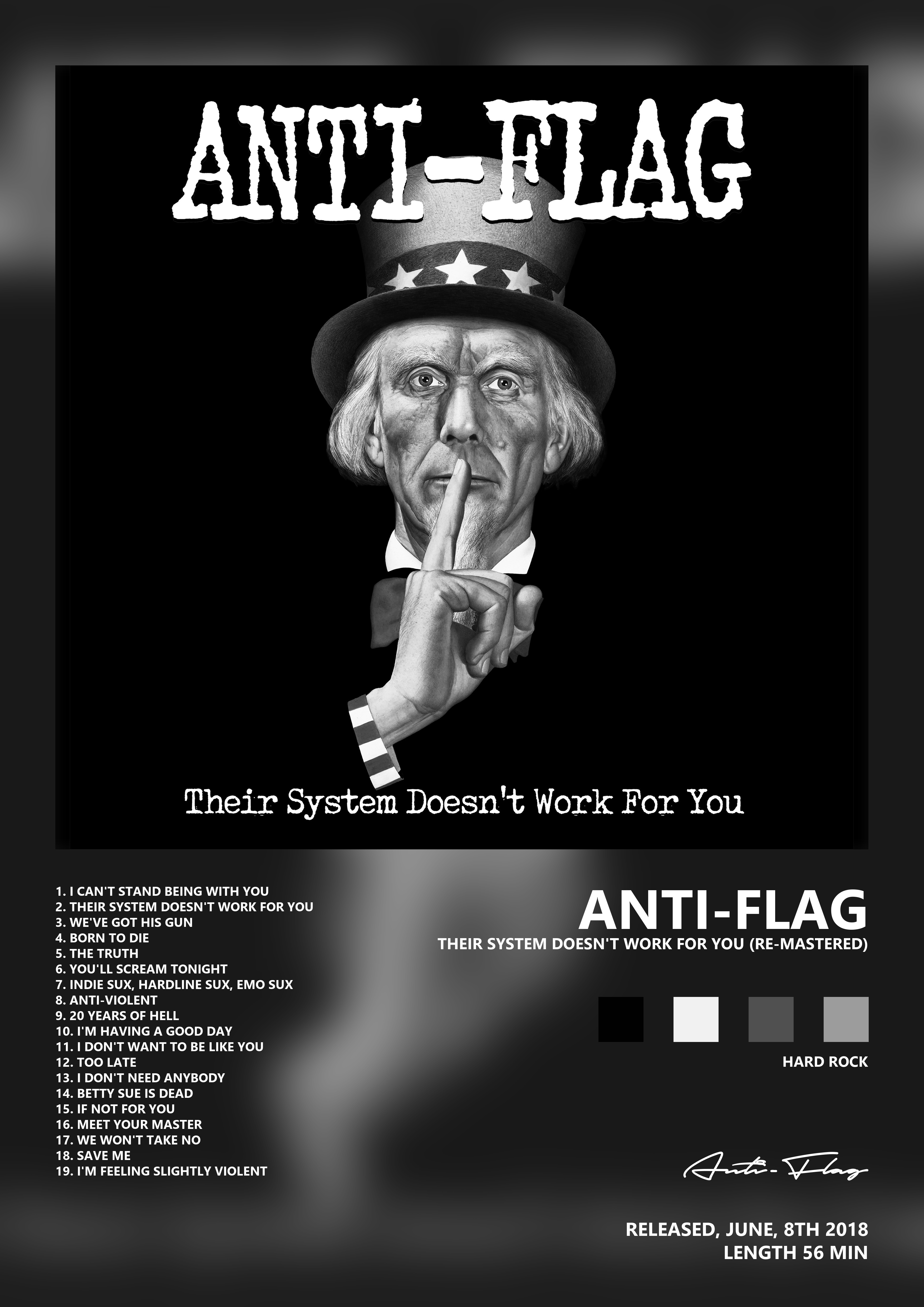 Music poster: Anti-Flag - Their System Doesnt Work for You Re-Mastered