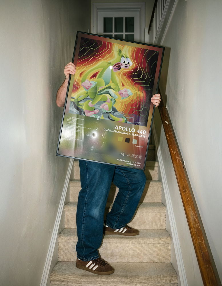 Music poster: Apollo 440 - Dude Descending a Staircase